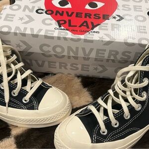 Converse Kids High-Tops - Black and Cream